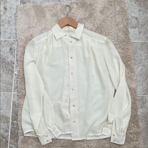 Pendleton Cream Dress Blouse